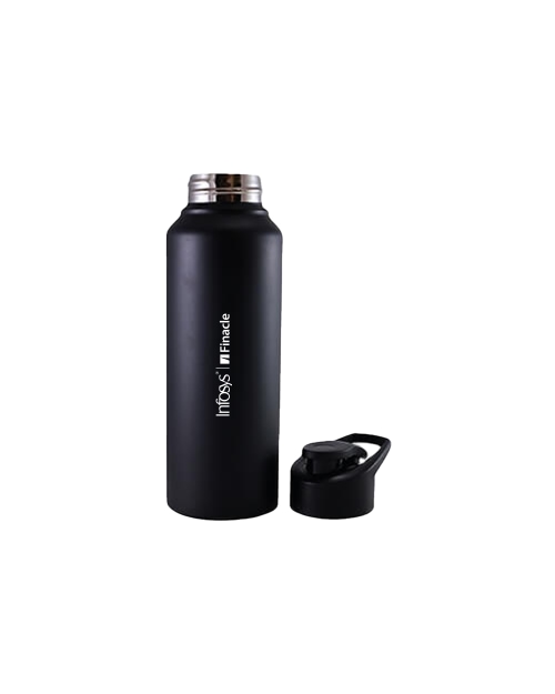 Sigma stainless steel Sports Water Bottle - Black
